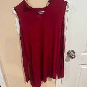 Neiman Marcus Crimson Top
